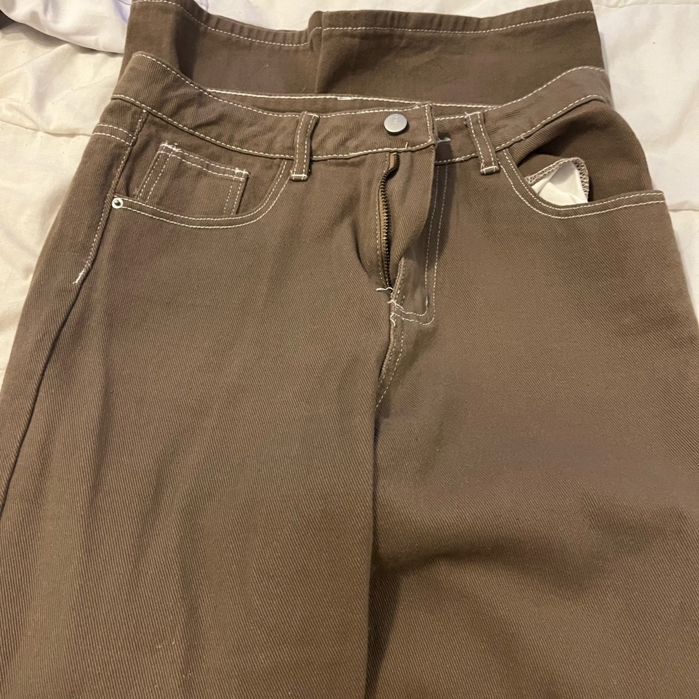 Brown shein jeans